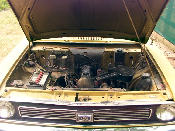 front and engine bay